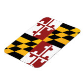 Staatsflagge Maryland, USA Magnet (Linke Seite)