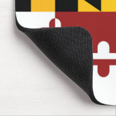 Staatsflagge Maryland, USA Mousepad (Ecke)