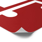 Staatsflagge Maryland, USA Poster (Ecke)