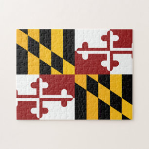 Staatsflagge Maryland, USA Puzzle
