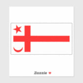 Staatsflagge Mikmaq Aufkleber (Blatt)