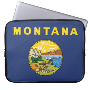 Staatsflagge Montana, USA Laptopschutzhülle
