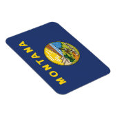 Staatsflagge Montana, USA Magnet (Rechte Seite)