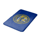 Staatsflagge Nebraska Badematte (Schrägansicht)