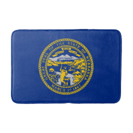 Staatsflagge Nebraska Badematte