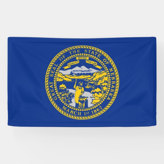 Staatsflagge Nebraska Banner (Horizontal)