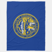 Staatsflagge Nebraska Fleecedecke (Vorderseite)