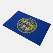 Staatsflagge Nebraska Fußmatte (Schrägansicht)