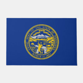 Staatsflagge Nebraska Fußmatte