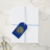 Staatsflagge Nebraska Geschenkanhänger (Mit Garn)