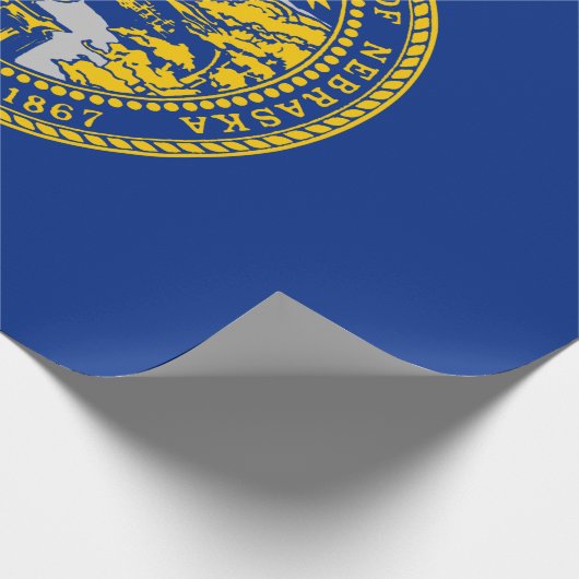 Staatsflagge Nebraska Geschenkpapier (Ecke)