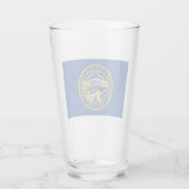 Staatsflagge Nebraska Glas (Rückseite)