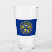 Staatsflagge Nebraska Glas (Vorderseite)