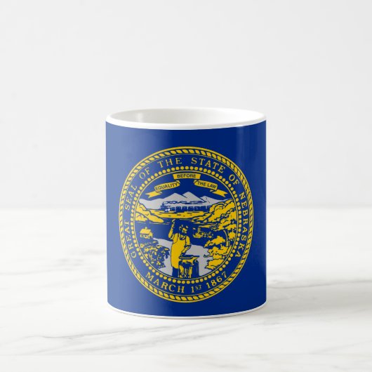 Staatsflagge Nebraska Kaffeetasse (Mittel)