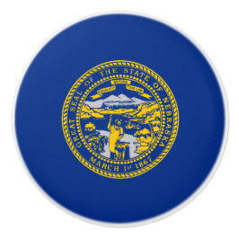 Staatsflagge Nebraska Keramikknauf