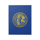 Staatsflagge Nebraska Notizblock (Rotiert)