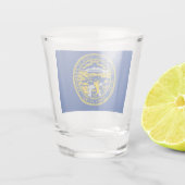 Staatsflagge Nebraska Schnapsglas (Rückseite)