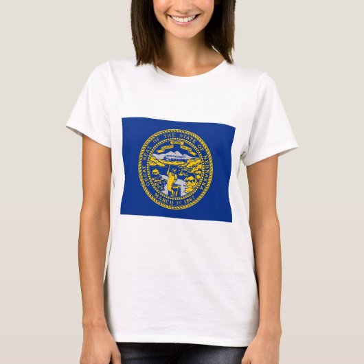 Staatsflagge Nebraska T-Shirt (Vorderseite)