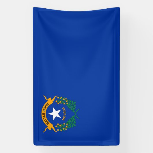 Staatsflagge Nevada Banner (Vertikal)