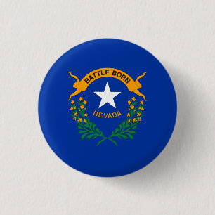 Staatsflagge Nevada Button