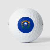 Staatsflagge Nevada Golfball (Vorderseite)