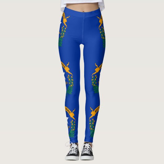 Staatsflagge Nevada Leggings (Vorderseite)