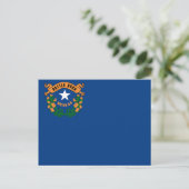 Staatsflagge Nevada Postkarte (Stehend Vorderseite)