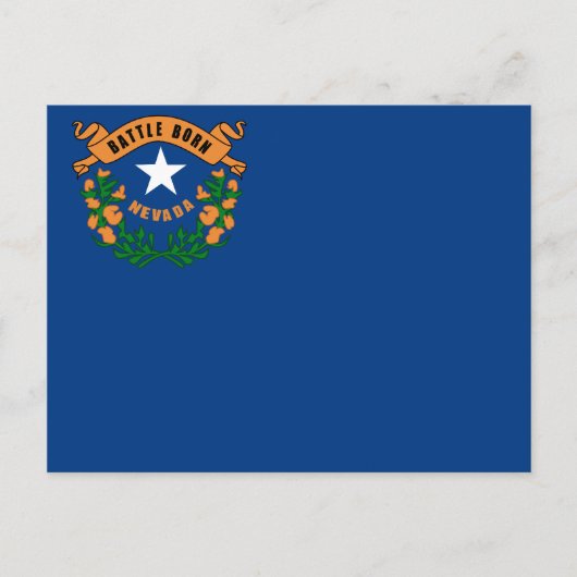 Staatsflagge Nevada Postkarte (Vorderseite)