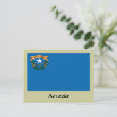 Staatsflagge Nevada Postkarte (Stehend Vorderseite)