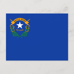 Staatsflagge Nevada Postkarte