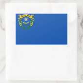 Staatsflagge Nevada Rechteckiger Aufkleber (Tasche)
