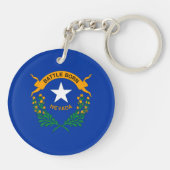Staatsflagge Nevada Schlüsselanhänger (Rückseite)