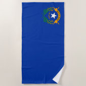 Staatsflagge Nevada Strandtuch (Vorderseite)
