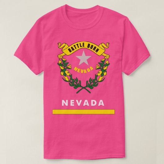 Staatsflagge Nevada T-Shirt (Design vorne)