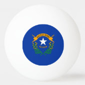 Staatsflagge Nevada Tischtennisball (Rückseite)