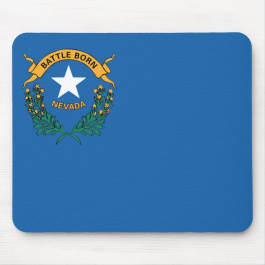 Staatsflagge Nevada, USA Mousepad (Vorne)