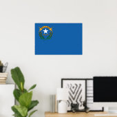 Staatsflagge Nevada, USA Poster (Heimbüro)