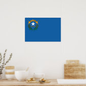 Staatsflagge Nevada, USA Poster (Küche)