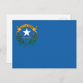 Staatsflagge Nevada, USA Postkarte (Vorne/Hinten)