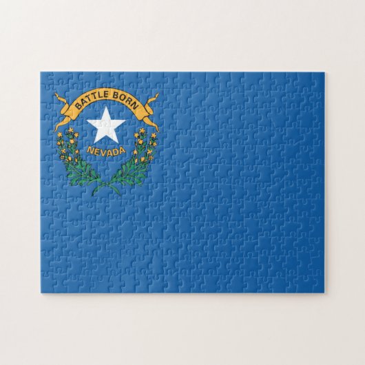 Staatsflagge Nevada, USA Puzzle (Horizontal)