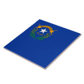 Staatsflagge Nevadas Fliese (Seite)