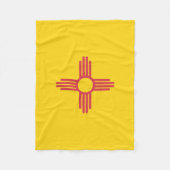 Staatsflagge New Mexico, USA Fleecedecke (Vorderseite)