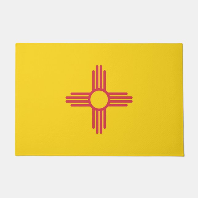 Staatsflagge New Mexico, USA Fußmatte (Vorderseite)
