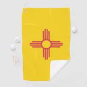 Staatsflagge New Mexico, USA Golfhandtuch (Insitu)