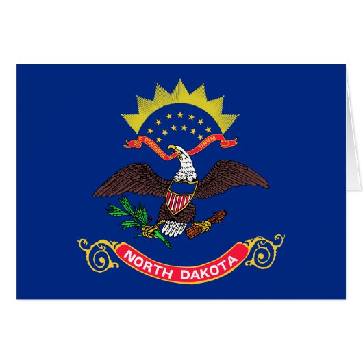 Staatsflagge Nord-Dakota (Vorderseite (Horizontal))