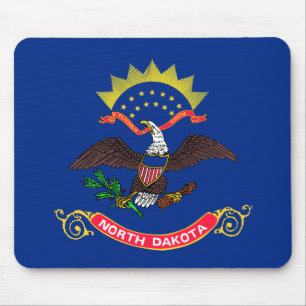 Staatsflagge Nord-Dakota (Nord-Dakotan) Mousepad