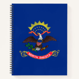 Staatsflagge Nord-Dakota (Nord-Dakotan) Notizblock