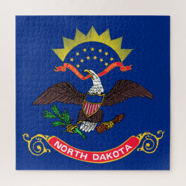 Staatsflagge Nord-Dakota (Nord-Dakotan) Puzzle