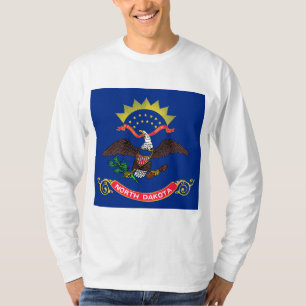 Staatsflagge Nord-Dakota (Nord-Dakotan) T-Shirt