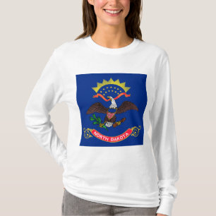 Staatsflagge Nord-Dakota (Nord-Dakotan) T-Shirt